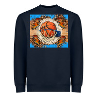 Navy basketball Heavyweight Sweatshirt - FaDigitalArtStudio
