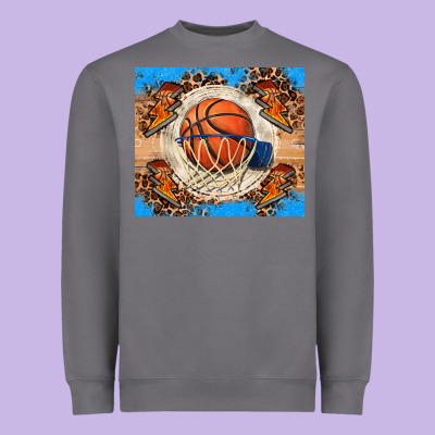 Basketball Heavyweight Sweatshirt Designed By Fadigitalartstudio