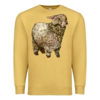 Antique Gold Angora Goat Premium Sweatshirt - LillyAllenDesigns