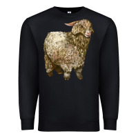 Black Angora Goat Premium Sweatshirt - LillyAllenDesigns