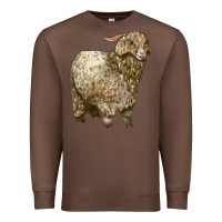 Chestnut Angora Goat Premium Sweatshirt - LillyAllenDesigns
