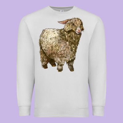 Angora Goat Premium Sweatshirt Designed By Lillyallendesigns