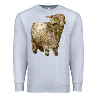 Heather Grey Angora Goat Premium Sweatshirt - LillyAllenDesigns