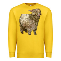 Lemon Angora Goat Premium Sweatshirt - LillyAllenDesigns