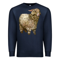 Navy Angora Goat Premium Sweatshirt - LillyAllenDesigns