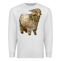 Oatmeal Heather Angora Goat Premium Sweatshirt - LillyAllenDesigns