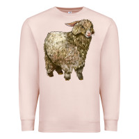 Pale Pink Angora Goat Premium Sweatshirt - LillyAllenDesigns