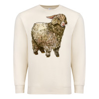 Sandshell Angora Goat Premium Sweatshirt - LillyAllenDesigns