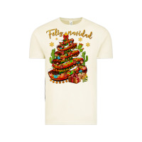 Vintage Arctic Christmas Feliz Navidad Vintage Tee - NancyCooperArtShop