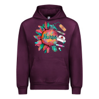 Mauve Wine western  nurse medical instruments Urban Hoodie - BarkalooDesign