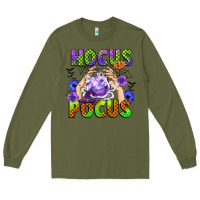 Army Green hocus pocus Long Sleeve Tee - CowGirlArtShop