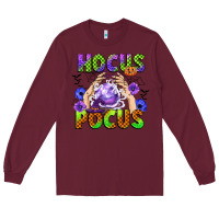 Burgundy hocus pocus Long Sleeve Tee - CowGirlArtShop