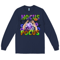 Navy hocus pocus Long Sleeve Tee - CowGirlArtShop