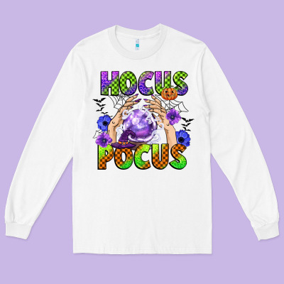 Hocus Pocus Long Sleeve Tee Designed By Cowgirlartshop