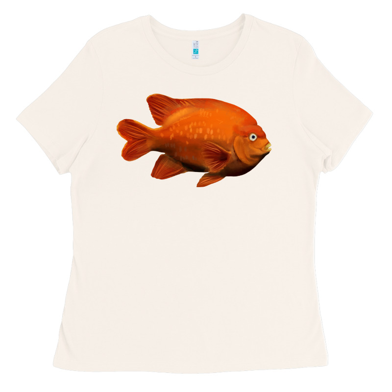 California Garibaldi Fish Ladies Tee by RanaPortraitStore | Teevron