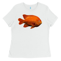 White California Garibaldi Fish Ladies Tee - RanaPortraitStore
