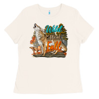 Bone Wild About Fall Coyote Ladies Tee - LillyAllenDesigns