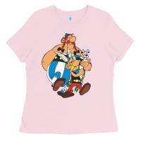 Bubblegum Pink asterix Ladies Tee - lanVoArt
