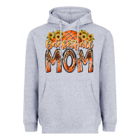 Heather Grey basketball mom Heavyweight Hoodie - RacoonDesign