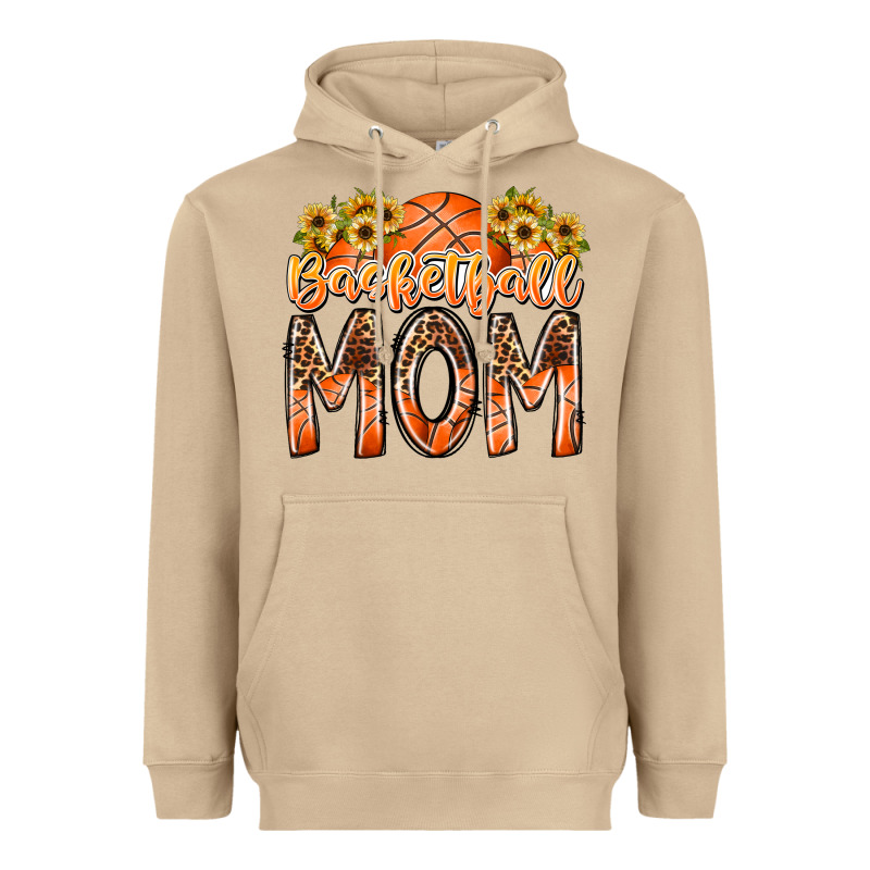 Basketball Mom Heavyweight Hoodie by RacoonDesign | Teevron