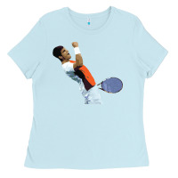 Baby Blue carlos alcaraz Ladies Tee - lanVoArt