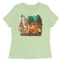 Matcha Wild About Fall Coyote Ladies Tee - LillyAllenDesigns