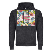 Vintage Black summer vibes with sea shells Vintage Hoodie - TumblerDesignByShophia