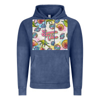 Vintage Denim summer vibes with sea shells Vintage Hoodie - TumblerDesignByShophia