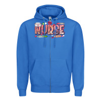 True Royal Nurse Valentine Zipper Hoodie - CowhideDigitalArt