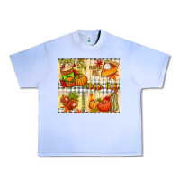 Grape Ice Hello Fall pumpkins Urban Heavy Tee - NancyCooperArtShop