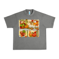 Tornado Hello Fall pumpkins Urban Heavy Tee - NancyCooperArtShop