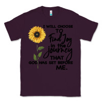 Plum I Will Choose To Find Joy In The Journey That God Classic Tee - Bettercallsaul