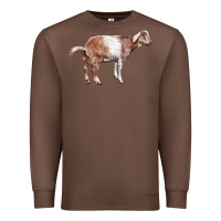 Chestnut Nubian Goat Premium Sweatshirt - LillyAllenDesigns