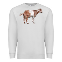 Dove Grey Nubian Goat Premium Sweatshirt - LillyAllenDesigns