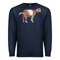 Navy Nubian Goat Premium Sweatshirt - LillyAllenDesigns