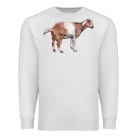 Oatmeal Heather Nubian Goat Premium Sweatshirt - LillyAllenDesigns