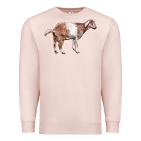 Pale Pink Nubian Goat Premium Sweatshirt - LillyAllenDesigns