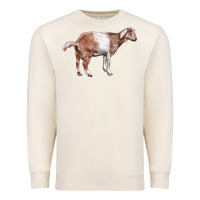 Sandshell Nubian Goat Premium Sweatshirt - LillyAllenDesigns