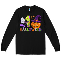 Black my first halloween Long Sleeve Tee - CowGirlArtShop