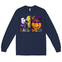 Navy my first halloween Long Sleeve Tee - CowGirlArtShop