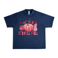 Navy its fall yall Urban Heavy Tee - texasbilliewilder