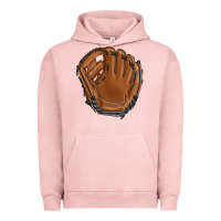 Pigment Salmon baseball glove Urban Hoodie - BarkalooDesign