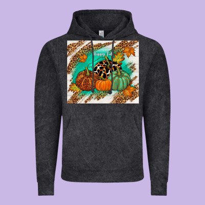 Happy Fall Vintage Hoodie Designed By Tumblerdesignbyshophia