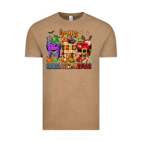 Vintage Coffee Happy Hallothanksmas teeth Vintage Tee - texasbilliewilder