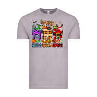 Vintage Zinc Happy Hallothanksmas teeth Vintage Tee - texasbilliewilder