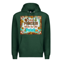 Sports Green cutest pumpkin in the patch Premium Hoodie - BundleAndBundleShop