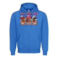 True Royal valentines day heifers Zipper Hoodie - CowhideDigitalArt