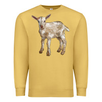 Antique Gold Baby Saanen Goat Premium Sweatshirt - LillyAllenDesigns