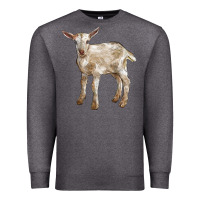 Charcoal Heather Baby Saanen Goat Premium Sweatshirt - LillyAllenDesigns