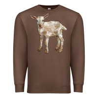 Chestnut Baby Saanen Goat Premium Sweatshirt - LillyAllenDesigns
